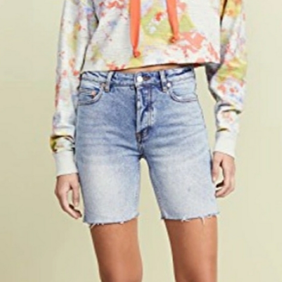Free People Pants - Free People Avery Bermuda Denim Shorts size 27